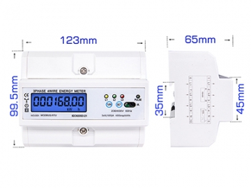 Medidor de Energia Trifásico, DTS8558A