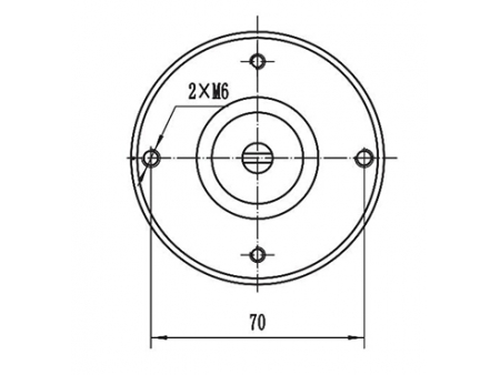 Motor de acionamento 250-500W, PMDC motor escovado ZD083B1