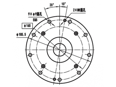 Motor de acionamento (eixo vertical / deslocamento vertical) 1200W (2900 RPM), PMDC motor sem escova TF120AH