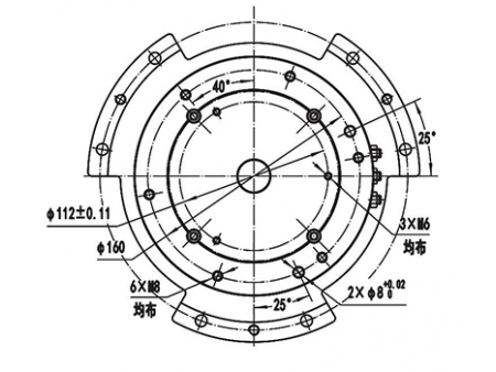 Motor de acionamento (eixo vertical / deslocamento vertical) 1200W (3450 RPM), PMDC motor sem escova TF120BH