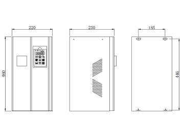 Fonte de alimentação para o aquecimento por indução 20-30 Kw (Montado na parede)