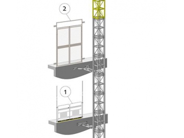 Elevadores de cremalheira para construção