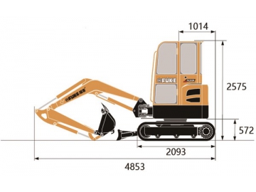 Mini escavadoras, FK35SR