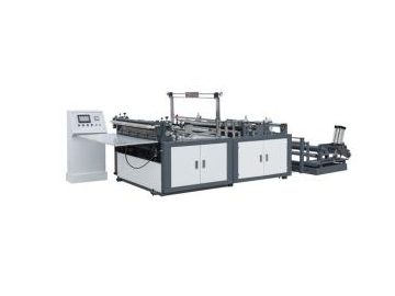 Máquina para fazer sacola tipo caixa TNT semiautomática, WFB-B600