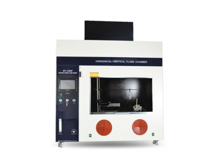 Equipamento de ensaio de inflamabilidade  (Câmara de combustão horizontal e vertical)