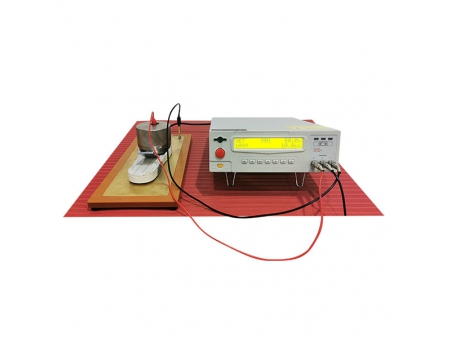 Equipamento para ensaio de resistência elétrica  (ensaio para calçado anti-estático)
