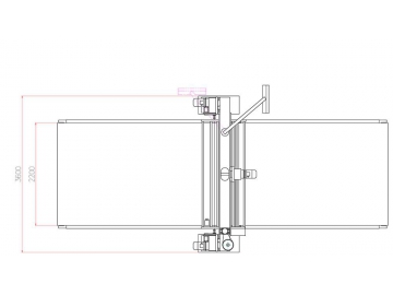 Máquina de corte de espuma CNC horizontal e vertical por contorno HV6