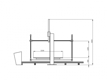 Máquina de corte de espuma CNC horizontal por contorno GH3