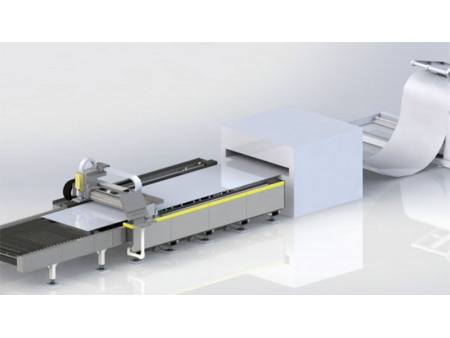 Linha de corte a laser alimentada por bobina