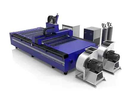 Máquina de Corte a Laser de Fibra com Mesa Aberta