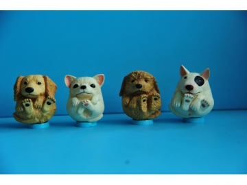 Brinquedo em forma de animais por injeção de PVC