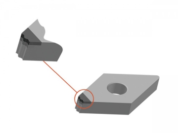 Ferramentas para rosqueamento externo PCD/PCBN