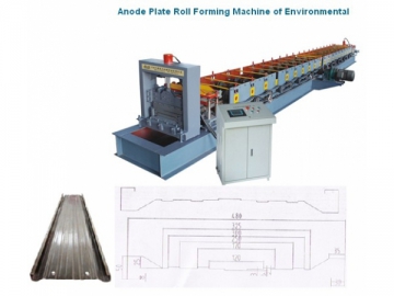 Máquina para fabricar placa anódica de proteção ambiental