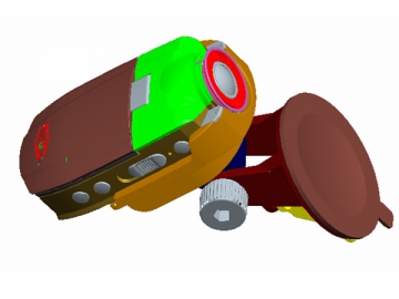 Molde para gravador de vídeo para carros