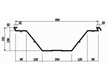 Máquina para fabricar telha curva de aço Qspan CS-914-650