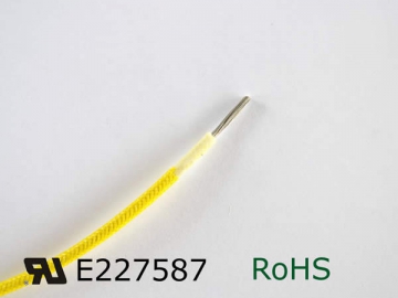 Cabo trançado isolado de fibra de vidro em silicone UL3069