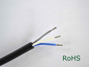 Cabo isolado flexível com revestimento de silicone