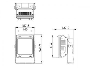 Holofote LED 20W 30W 40W