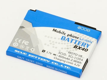 Bateria de telefone celular BX40 para Motorola