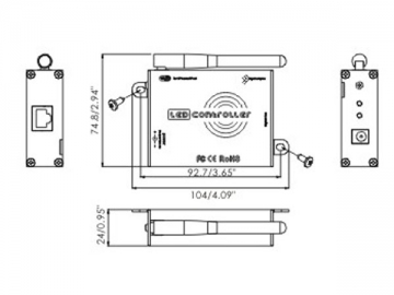 Controlador LED LC-0 RGB-WIFI