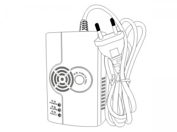 Detector de monóxido de carbono com alarme ruidoso