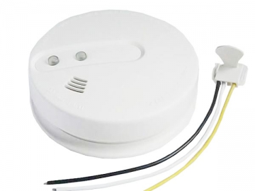 Detector de fumaça interligado com fio (alimentação AC)