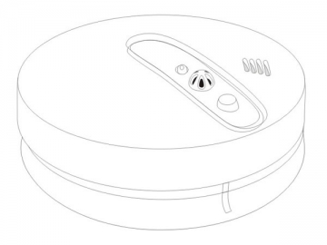 Detector de fumaça e calor fotoelétrico conexão em rede sem fio (alimentação DC)