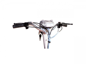 Bicicleta elétrica com luz LED impulsionada a bateria de chumbo ácido RTDR15Z-14