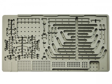 Conjunto de instrumentos cirúrgicos de mini placa óssea, placa maxilo-facial