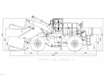 Manipulador Telescópico / Empilhadora FDM788T-36B