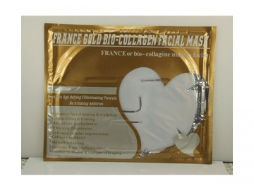 Máscara facial com colágeno de ouro