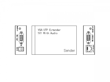 Extensor splitter VGA 1X1