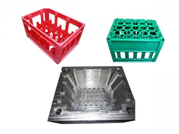 Molde de injeção de plástico<small> (Moldes de pallet e container)</small>