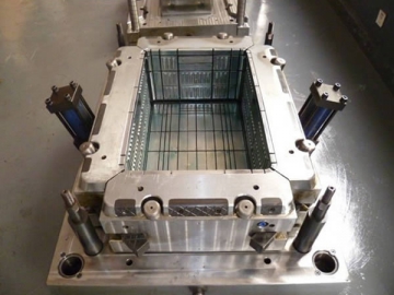 Molde de injeção de plástico<small> (Moldes de pallet e container)</small>