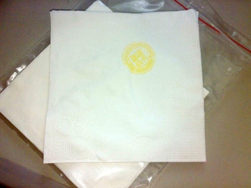 Máquina para fabricar guardanapos de papel CDH-200-400 (de duas cores)