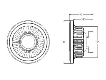 Holofote LED AR111 21W