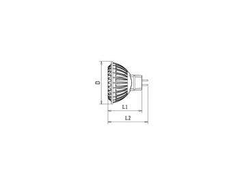 Holofote LED COB MR16