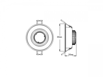 Luz de Teto LED 5W