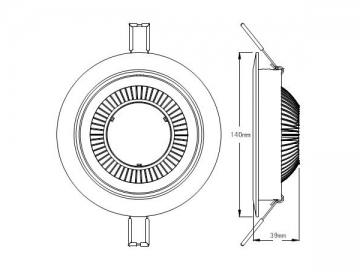 Luz de Teto LED 12W