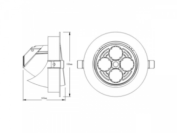 Luz de Teto LED 40W