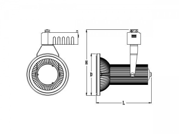 Spot de Trilho LED 12W