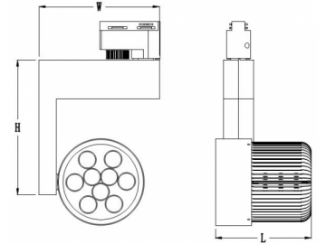 Spot de Trilho LED 27W