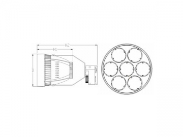 Spot de Trilho LED 60W