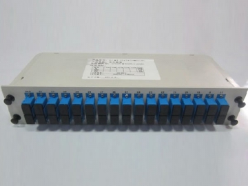 <strong>Splitter óptico PLC</strong> <small>(Divisor óptico PLC)</small>