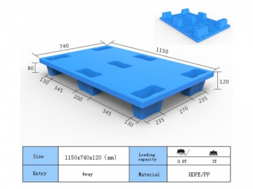 Pallet plástico