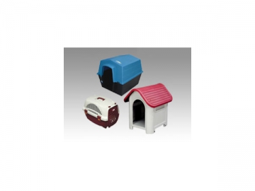 Casinha de cachorro de plástico <br/><small>(Caixa para transporte de cachorros)</small>