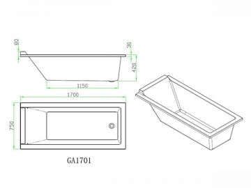 Banheira GA1701