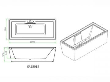 Banheira GA1801