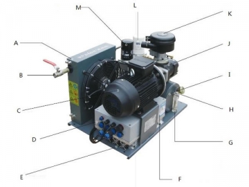 Compressor de ar parafuso para ônibus elétrico