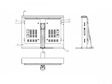 Painel de LED outdoor <br/><small>(Painel para perímetro desportivo Ares )</small>